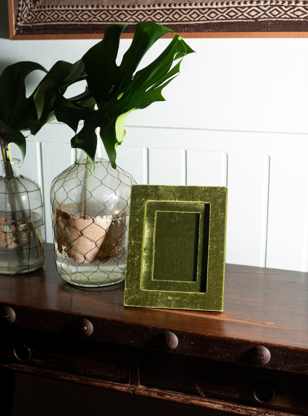 Porta-retrato Veludo Verde Ad Astra