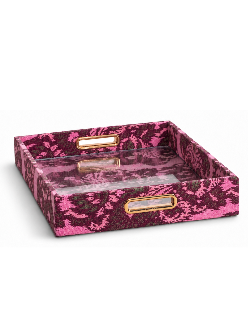 Bandeja Damassé Rosa