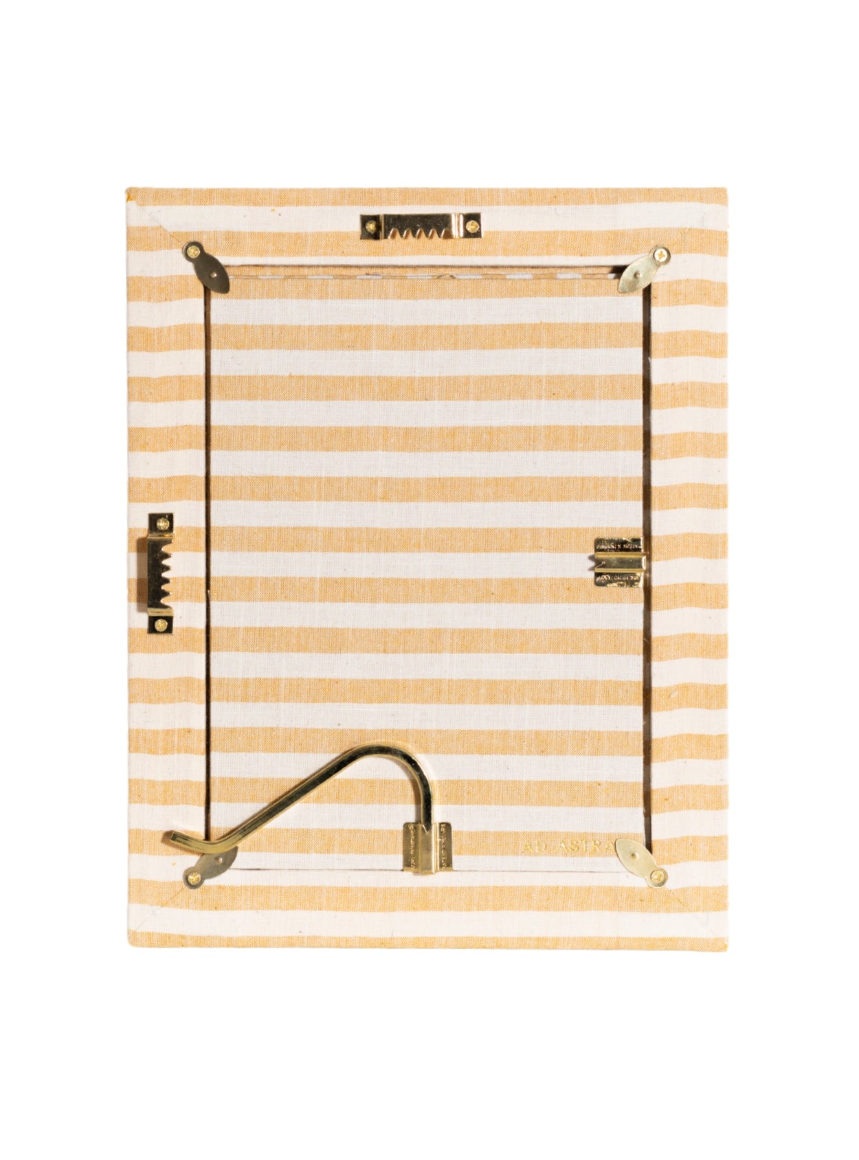 Yellow Striped Picture Frame