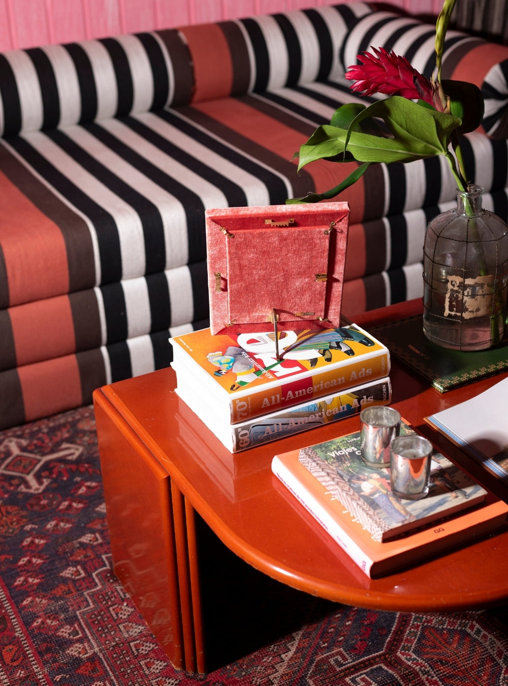 Porta-retrato Veludo Coral