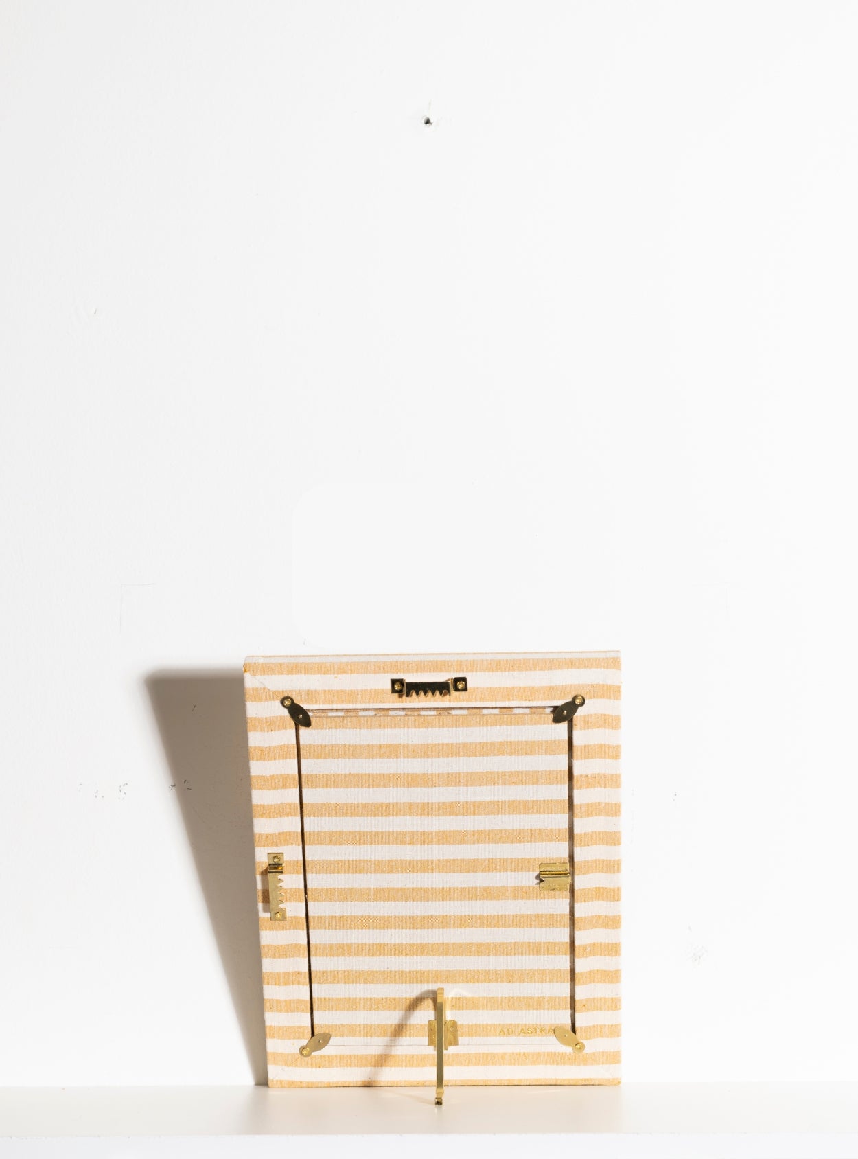 Yellow Striped Picture Frame