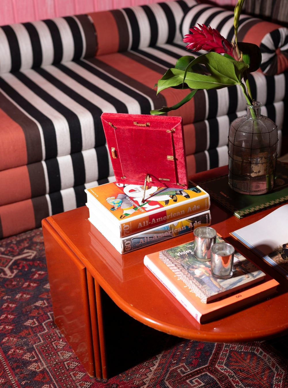 Porta-retrato Veludo Cereja