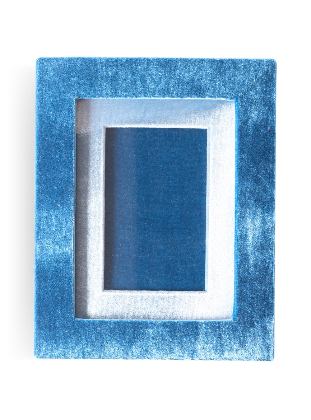 Porta-retrato Veludo Azul Mediterrâneo