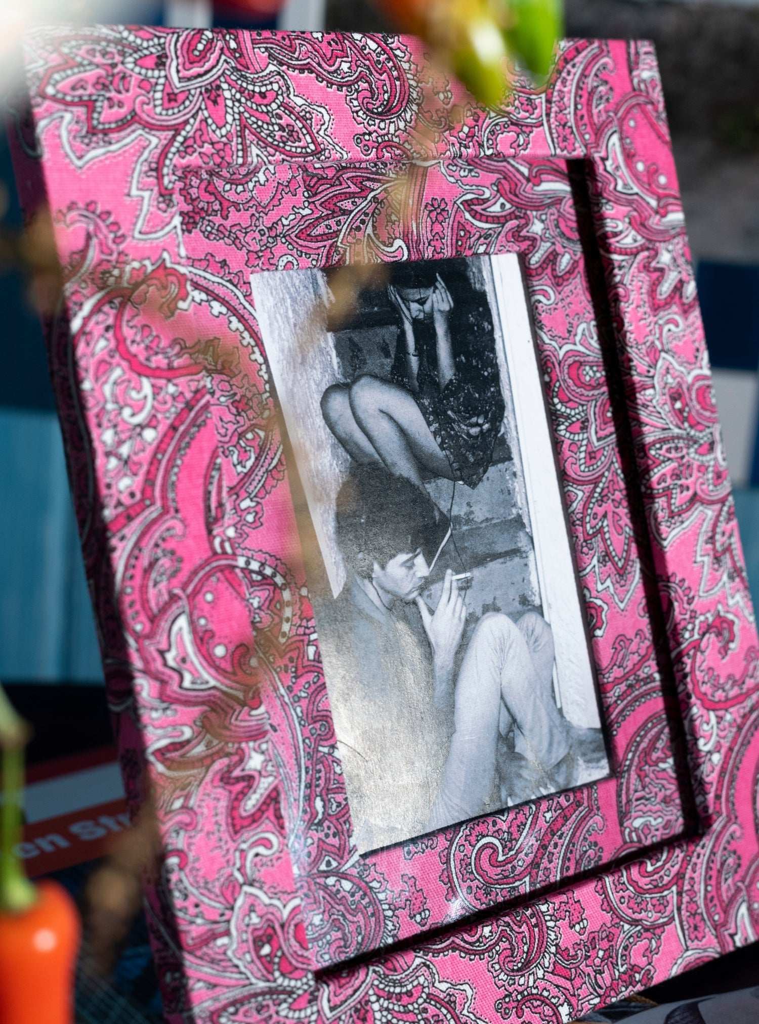 Porta-retrato Paisley Rosa