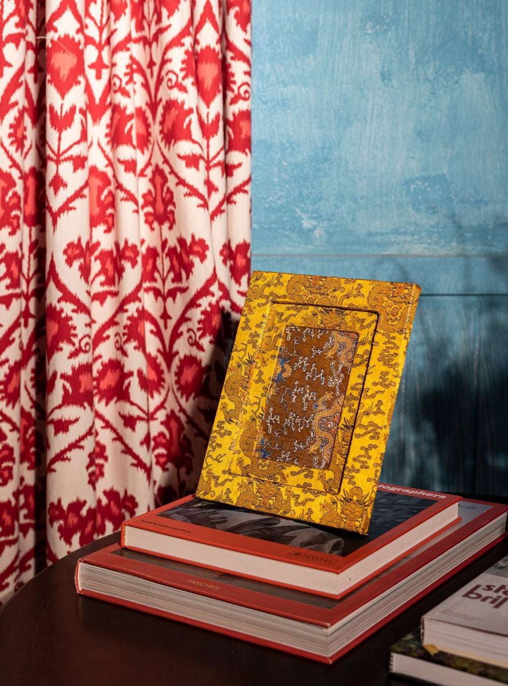 Porta-retrato Chinoiserie Ouro
