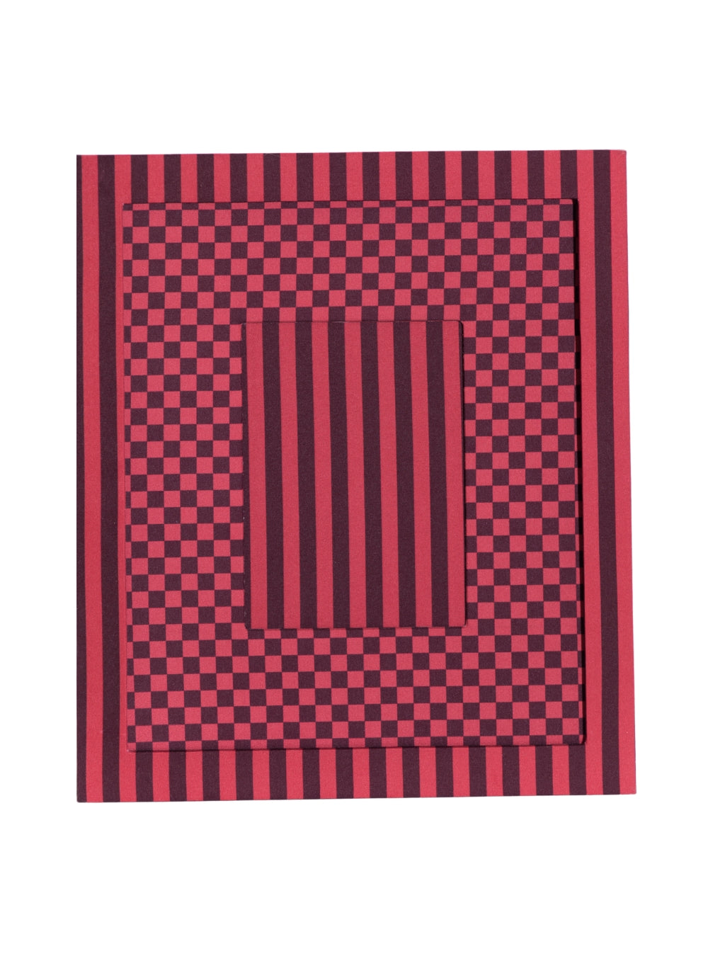 Red Striped Frame