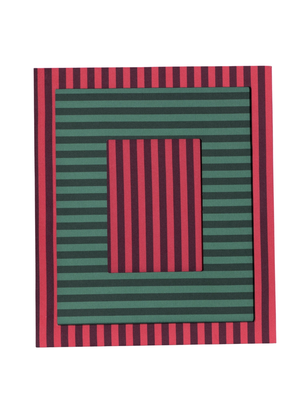 Red Striped Frame