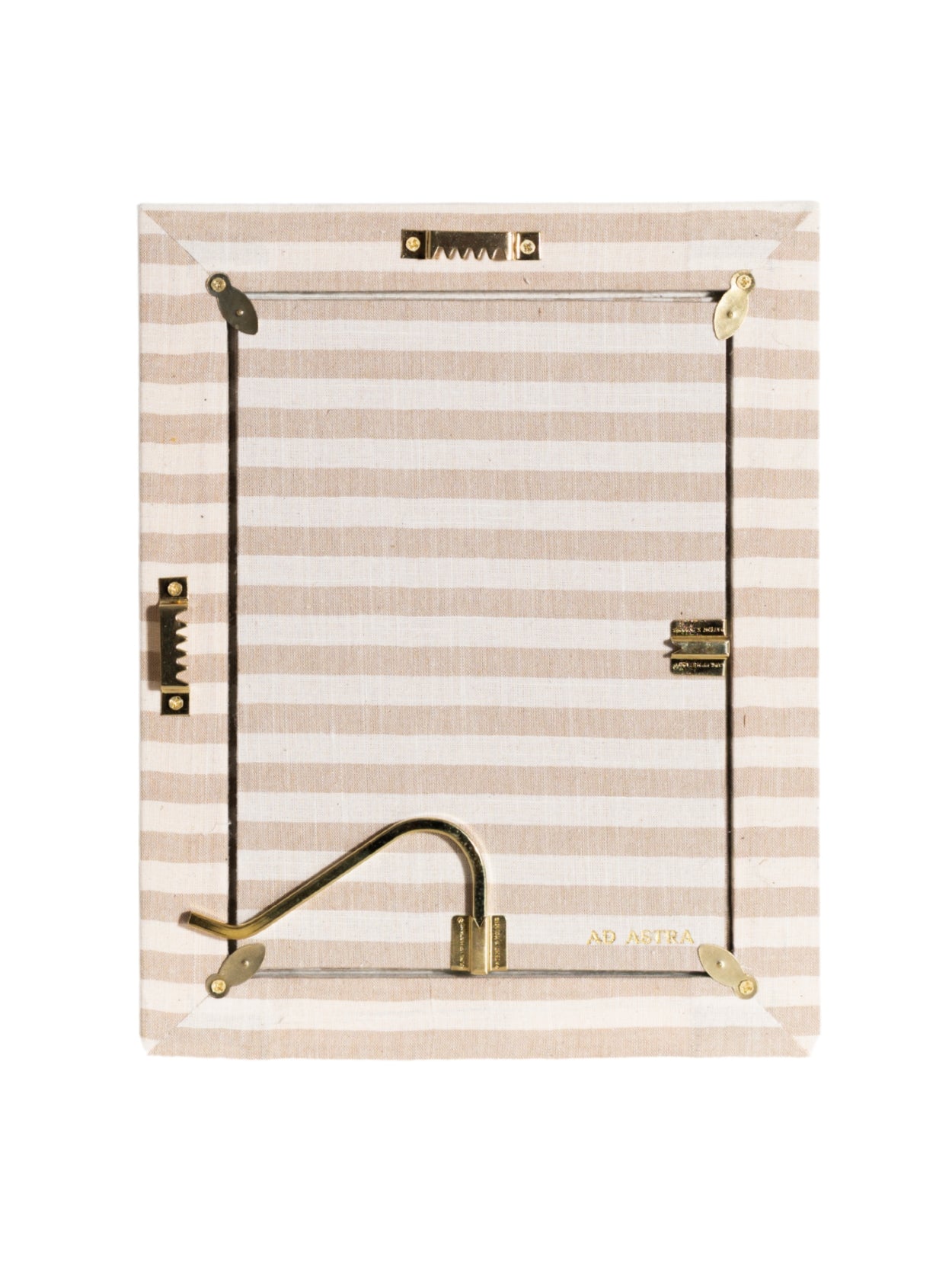 Beige Striped Picture Frame