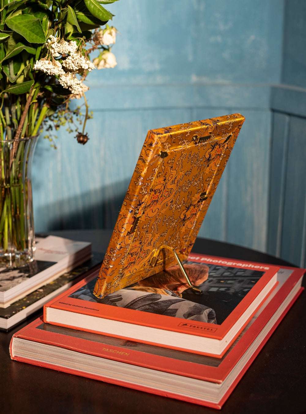 Porta-retrato Chinoiserie Ouro