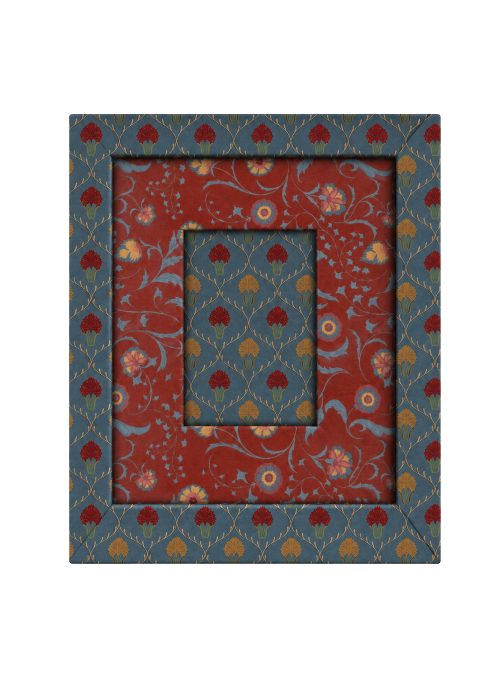 Moldura Palmette Azul