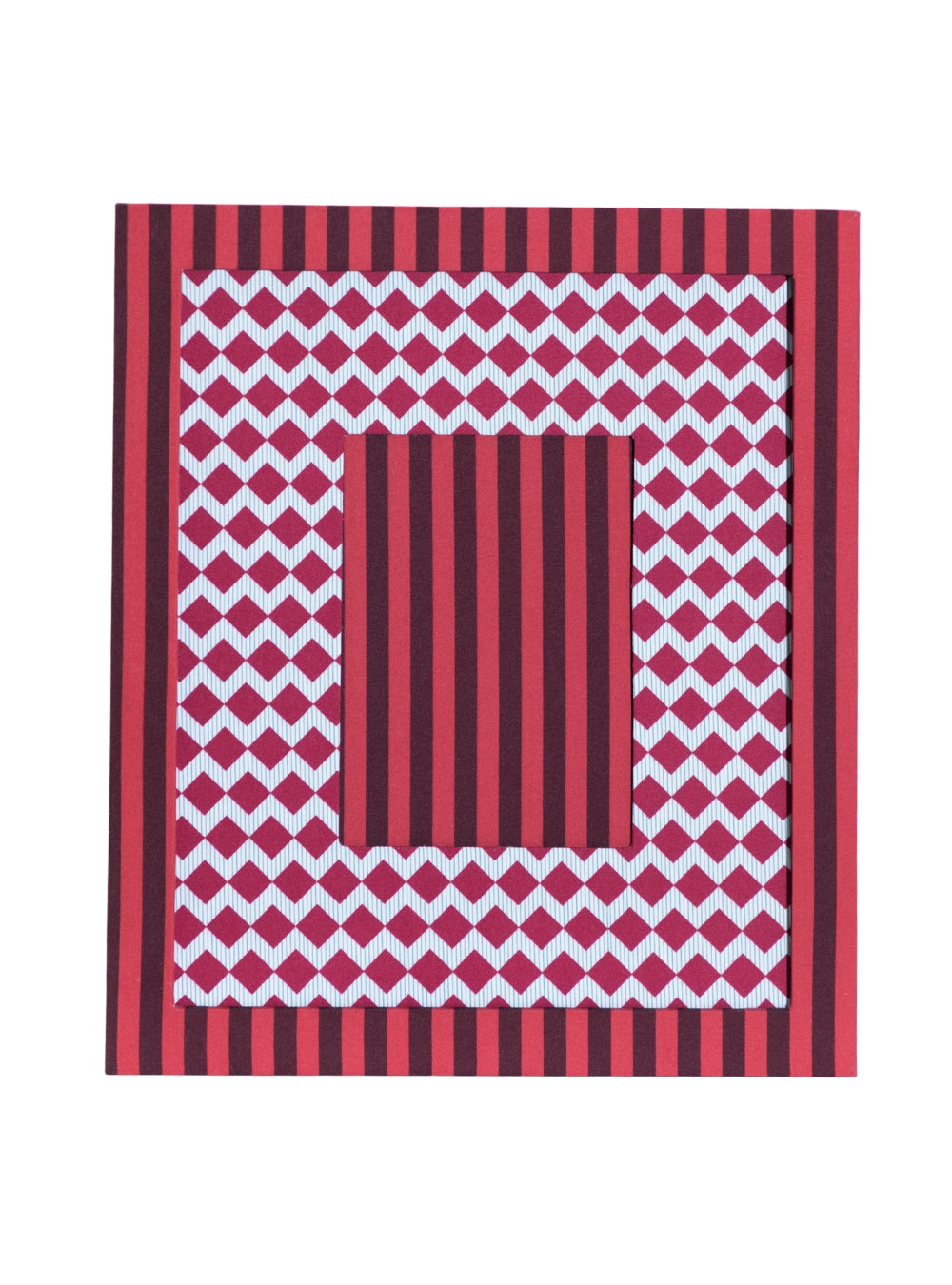 Red Striped Frame