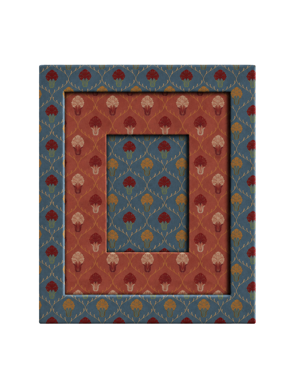 Moldura Palmette Azul