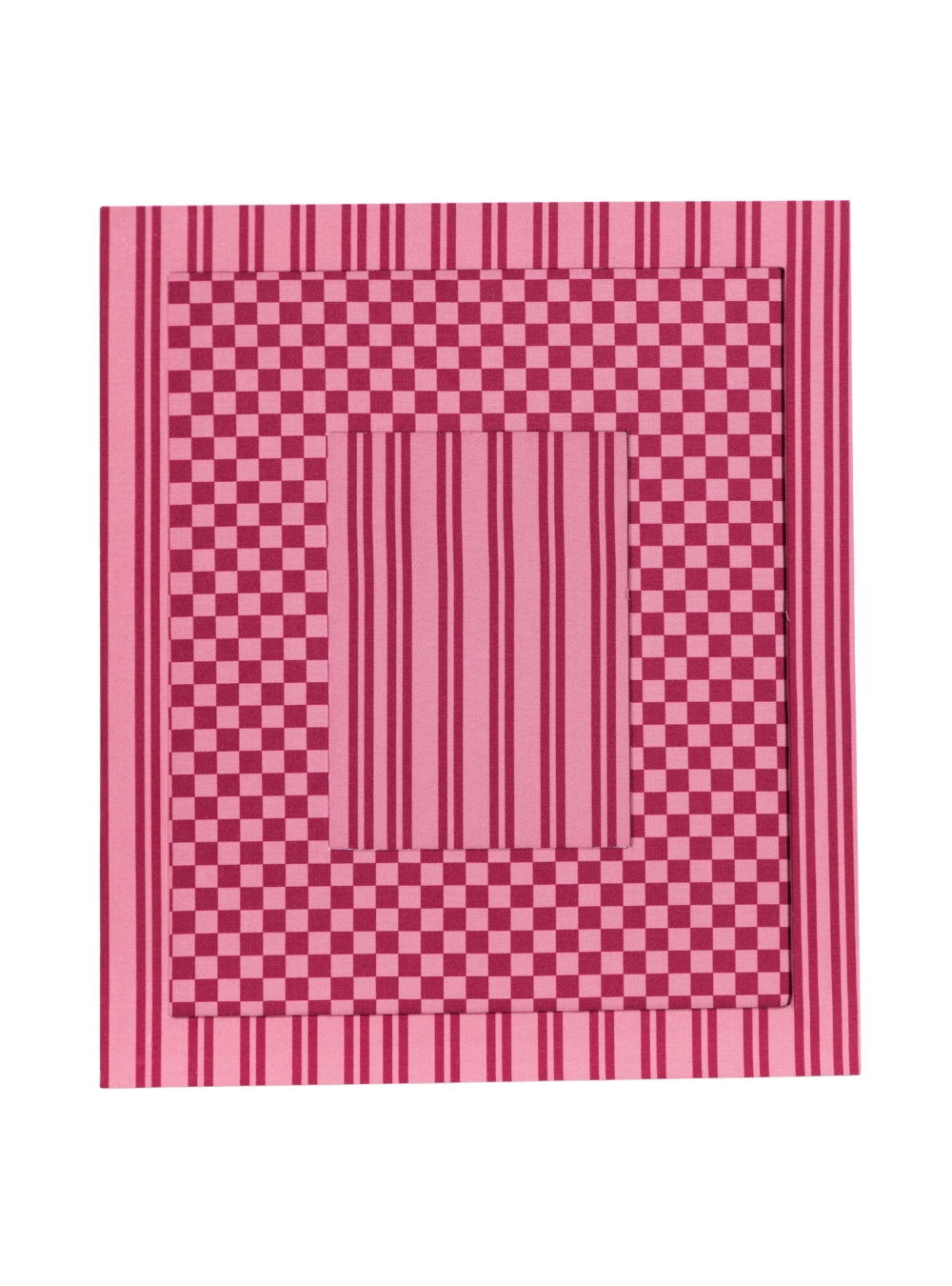 Moldura Listrada Vintage & Vinho