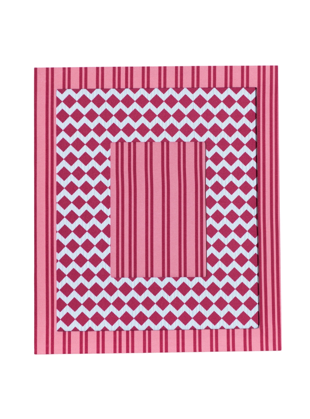 Moldura Listrada Vintage & Vinho