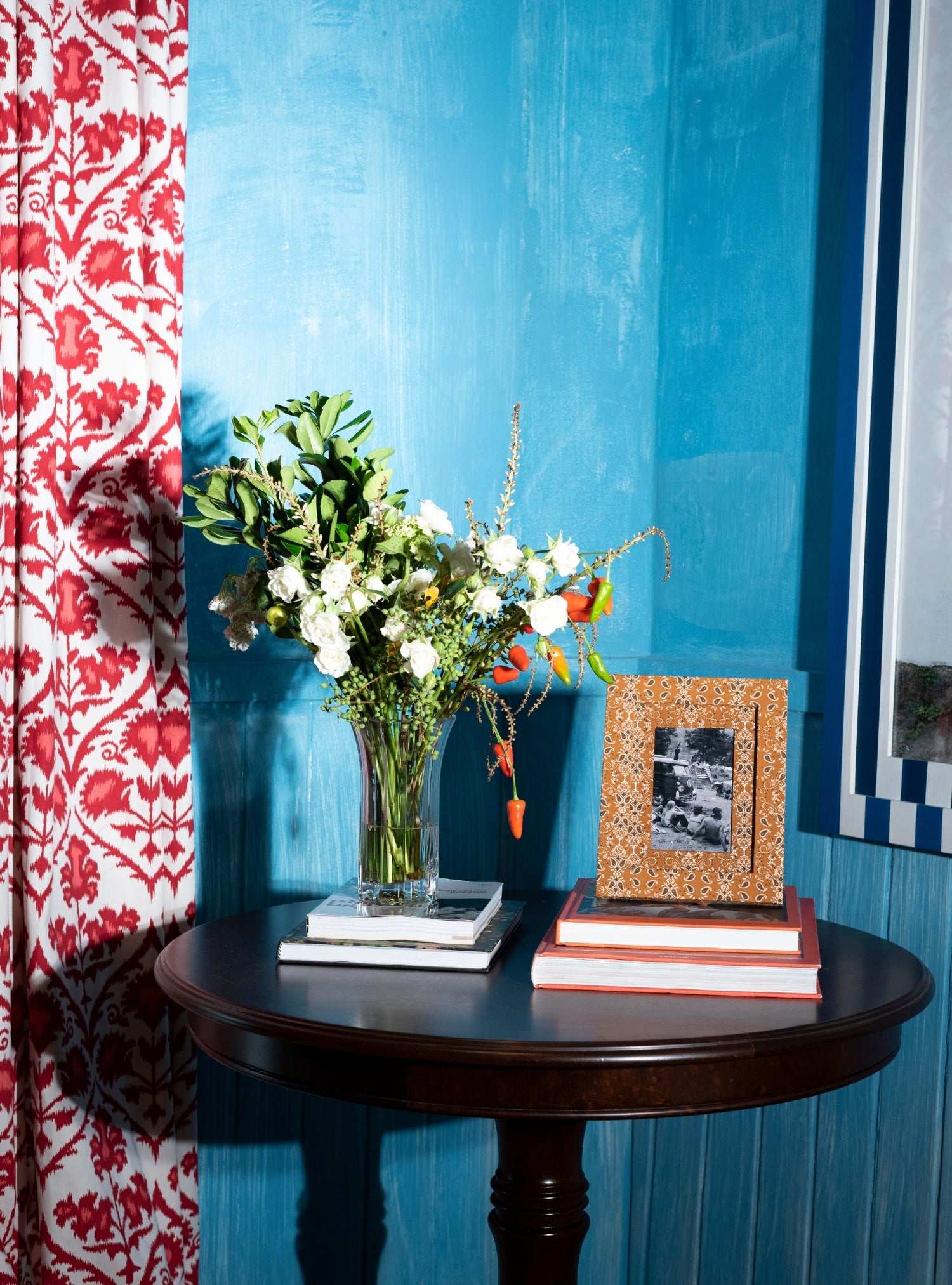 Porta-retrato Paisley Bege