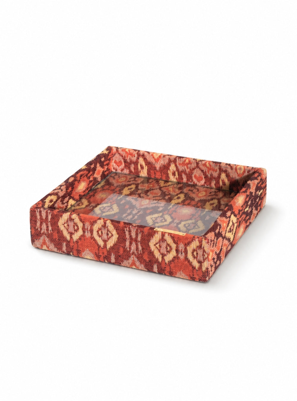 Bandeja Ikat Vermelho Jacquard