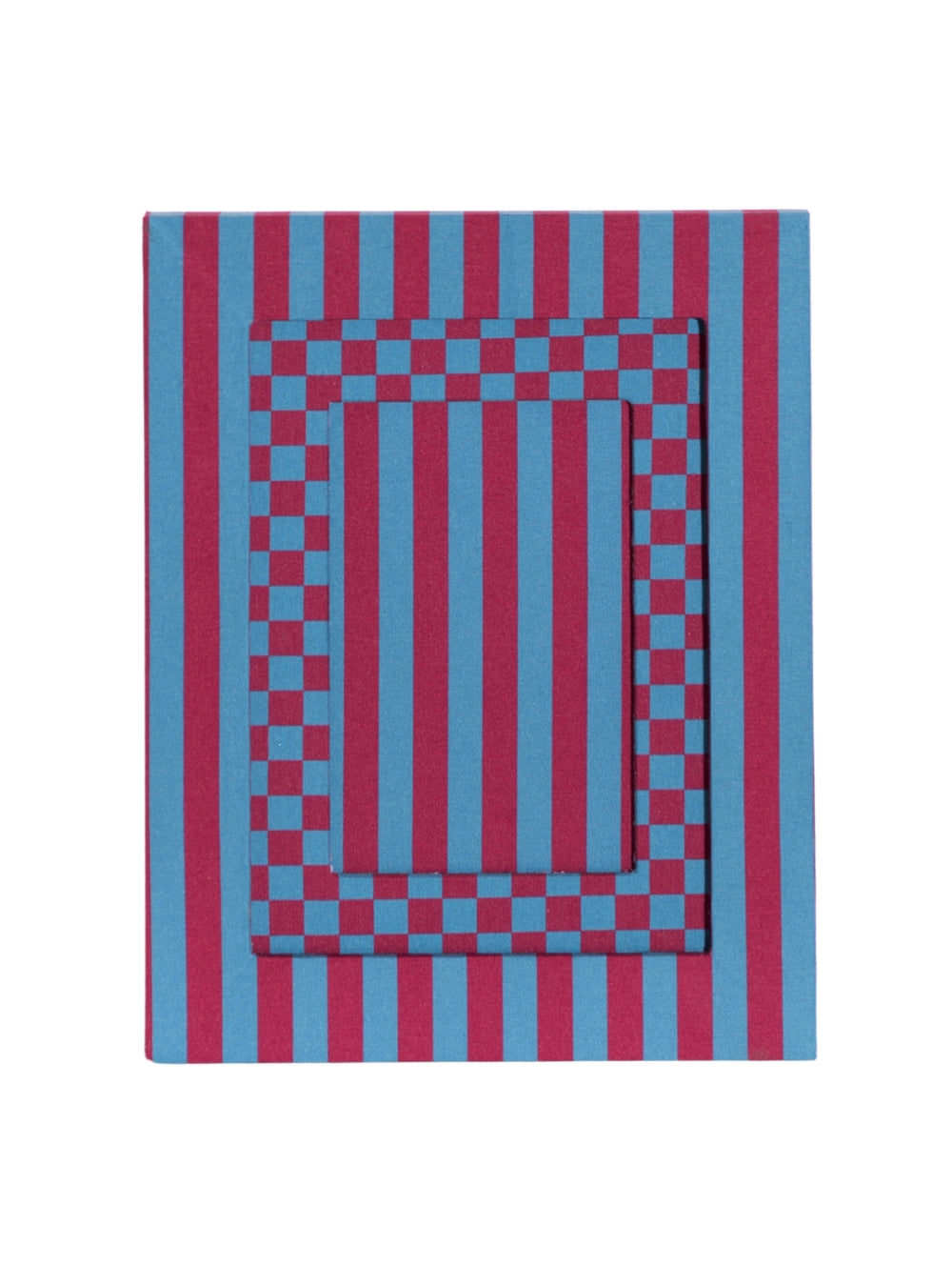 Red Striped Picture Frame