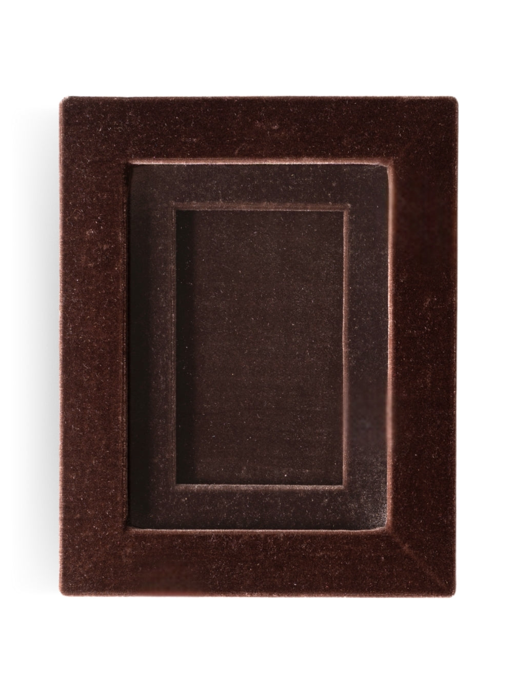 Porta-retrato Veludo Café