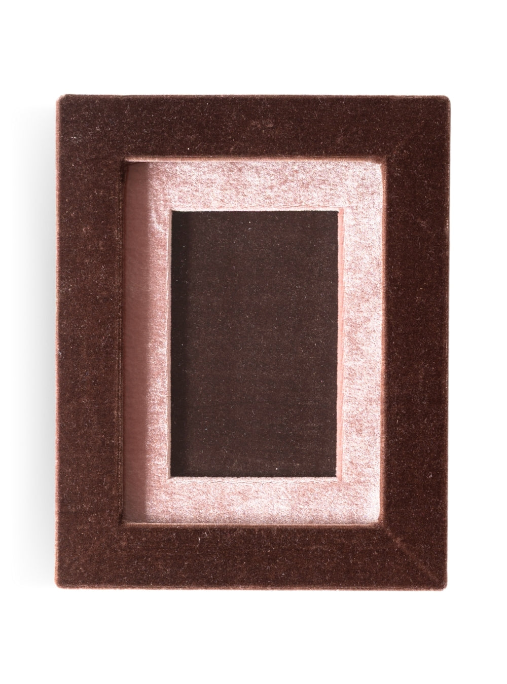 Porta-retrato Veludo Café