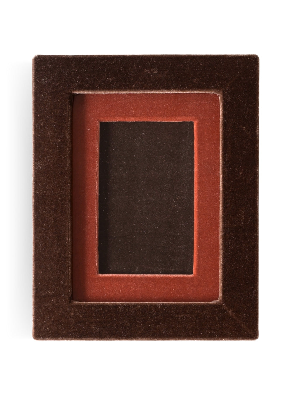 Porta-retrato Veludo Café