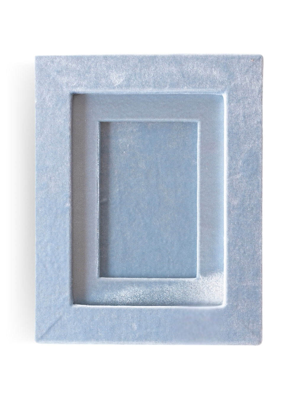 Porta-retrato Veludo Azul Claro
