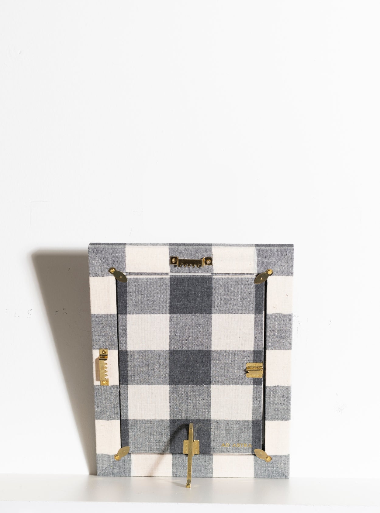 Lead Plaid Picture Frame