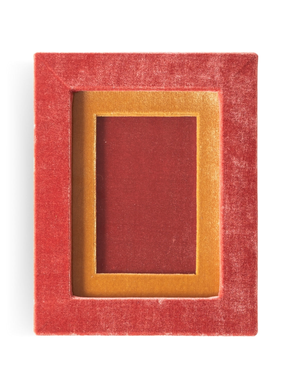 Porta-retrato Veludo Coral