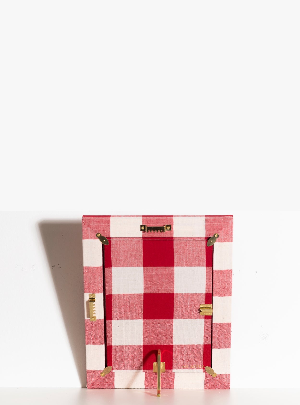Red Plaid Picture Frame