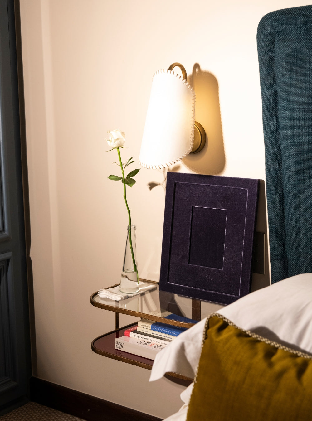 Marco de cuadros rojos