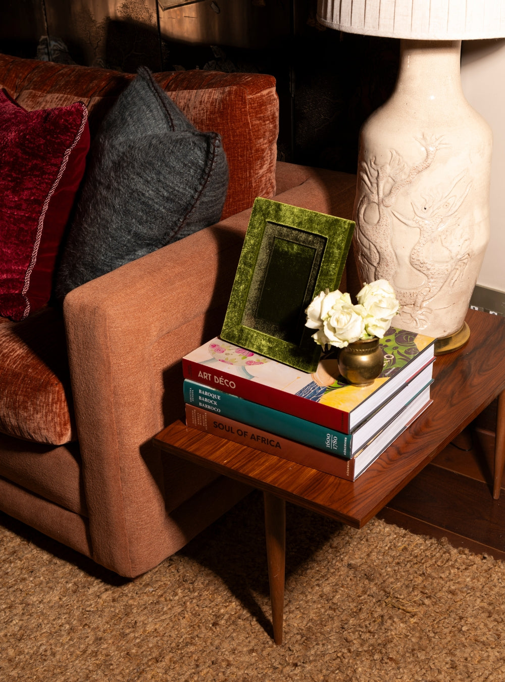 Porta-retrato Veludo Verde Ad Astra