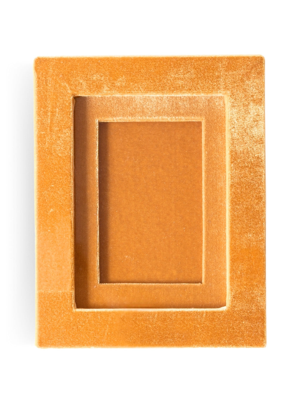 Porta-retrato Veludo Ocre