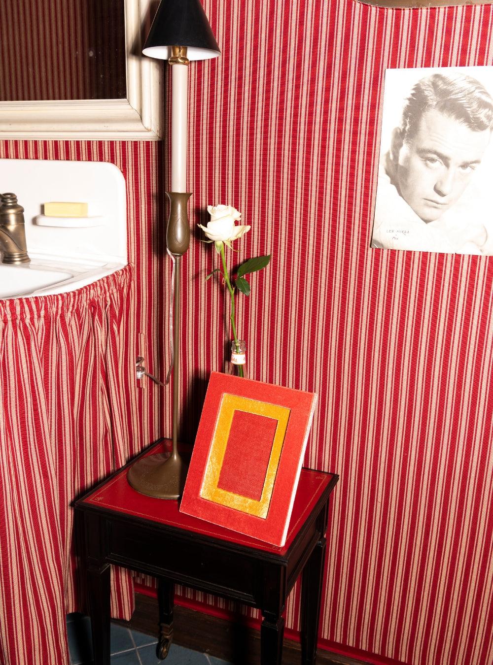 Porta-retrato Veludo Coral