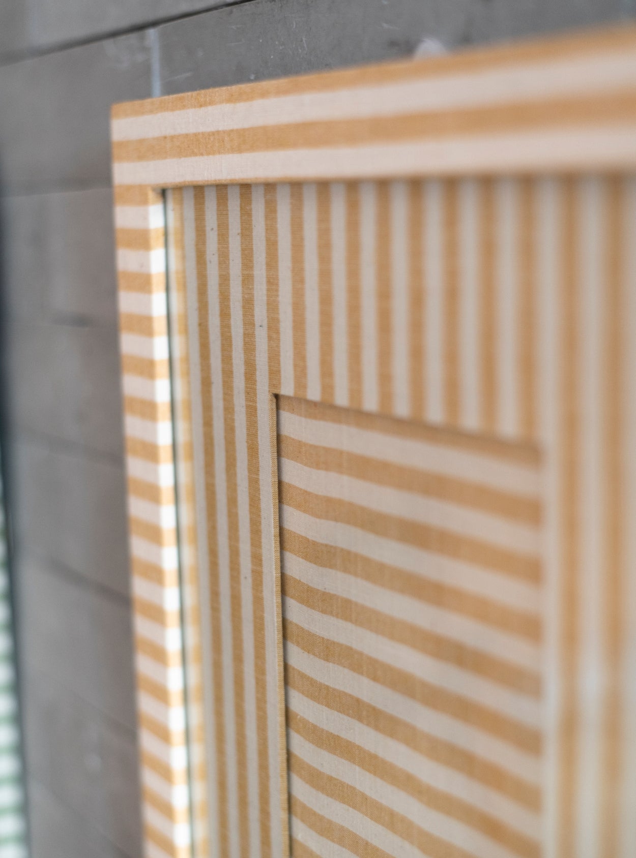 Yellow Striped Frame