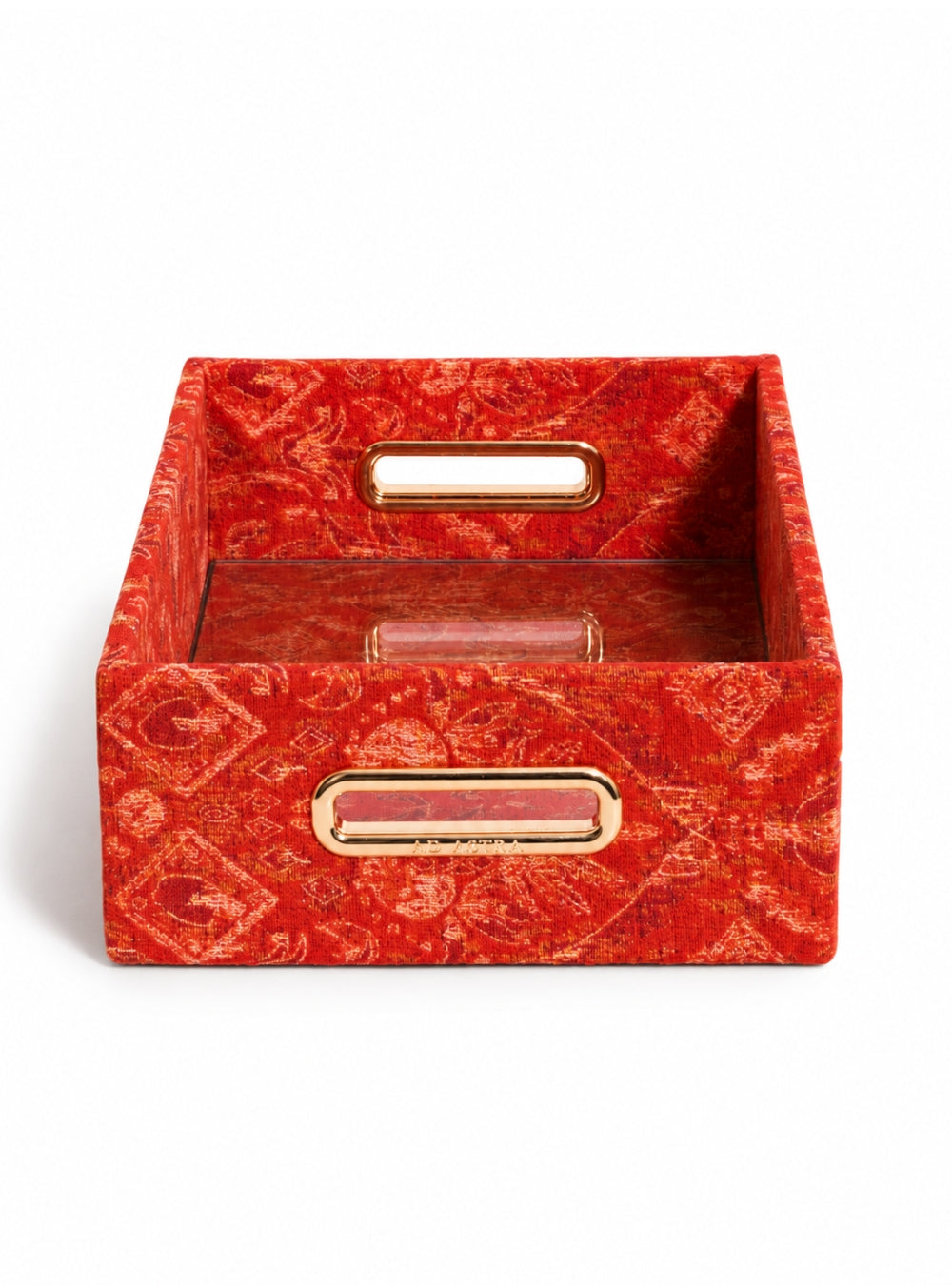 Bandeja Ikat Tropical Laranja Jacquard