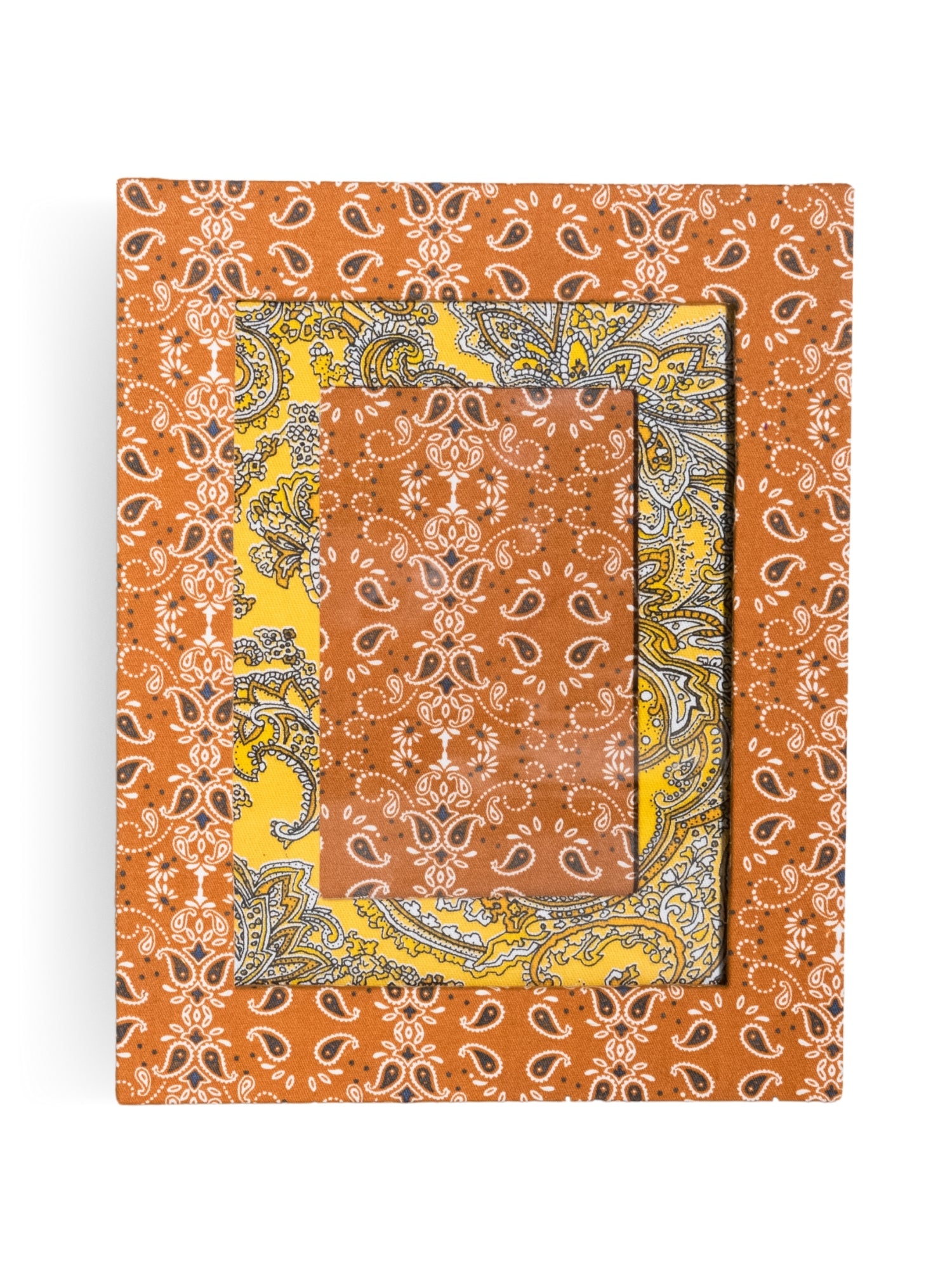 Porta-retrato Paisley Bege