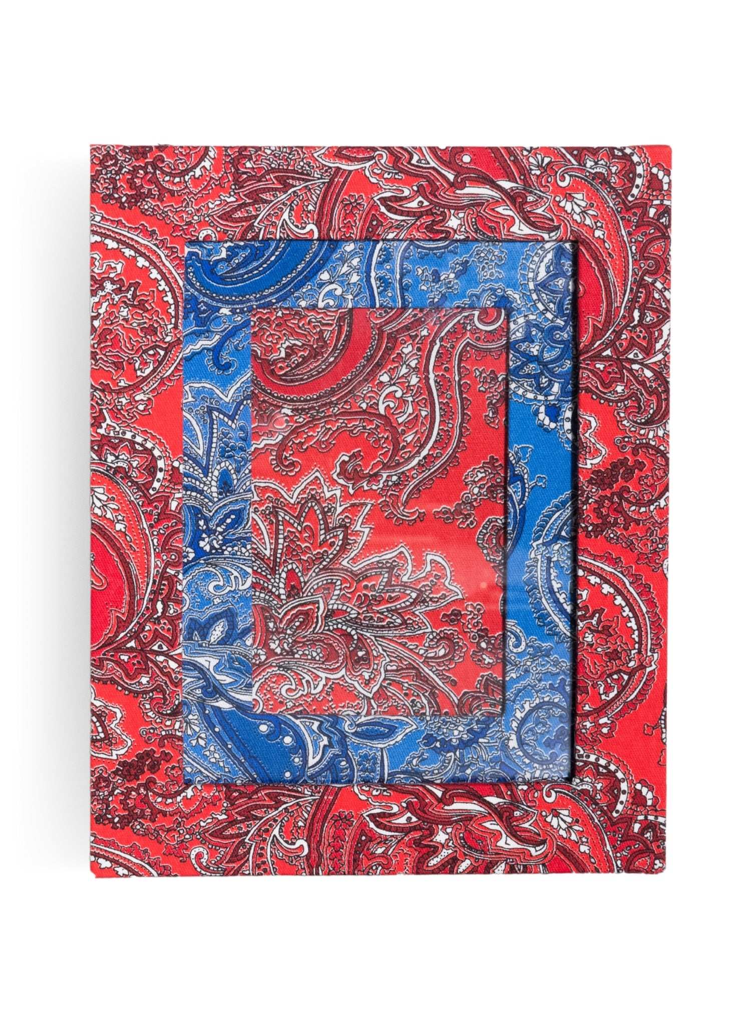 Porta-retrato Paisley Vermelho