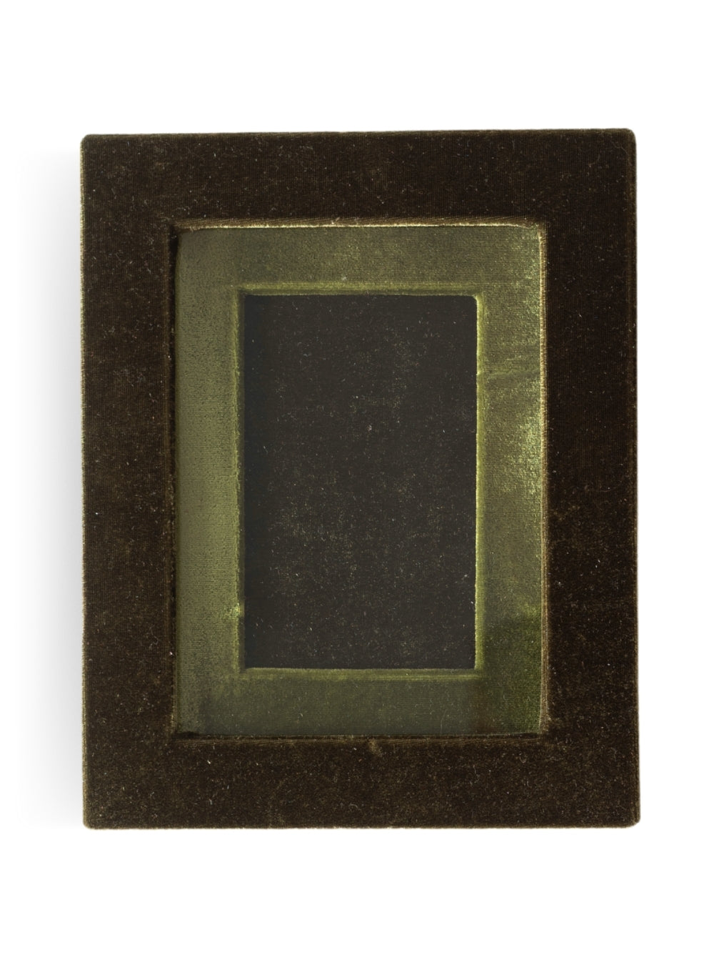 Porta-retrato Veludo Verde Floresta