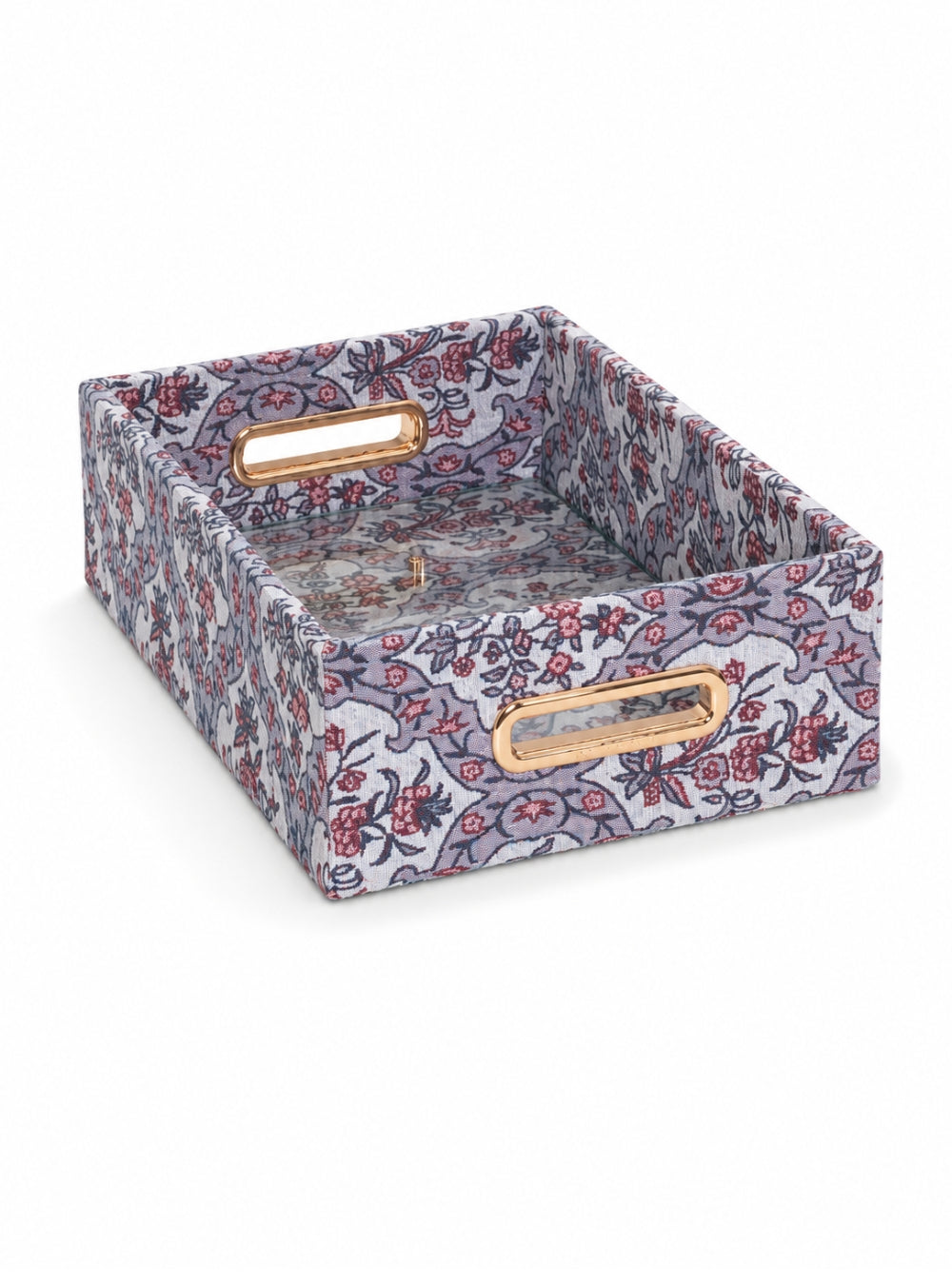 Lilac Damask Tray
