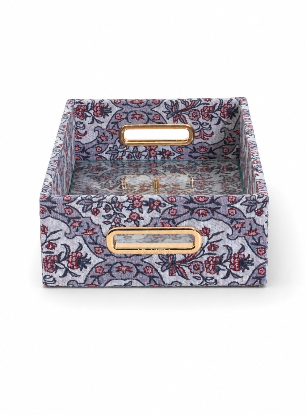 Lilac Damask Tray