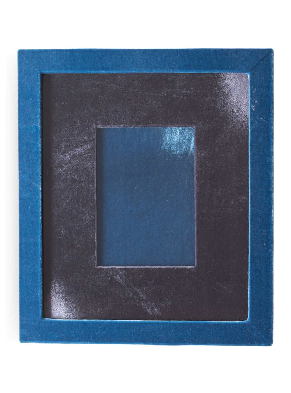 Moldura Veludo Azul Mediterrâneo