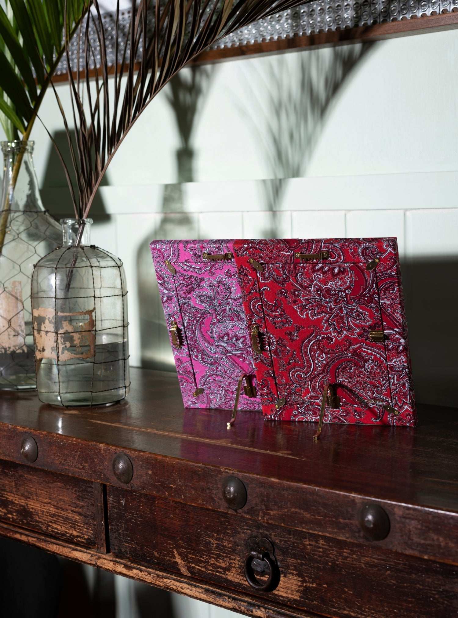 Porta-retrato Paisley Rosa