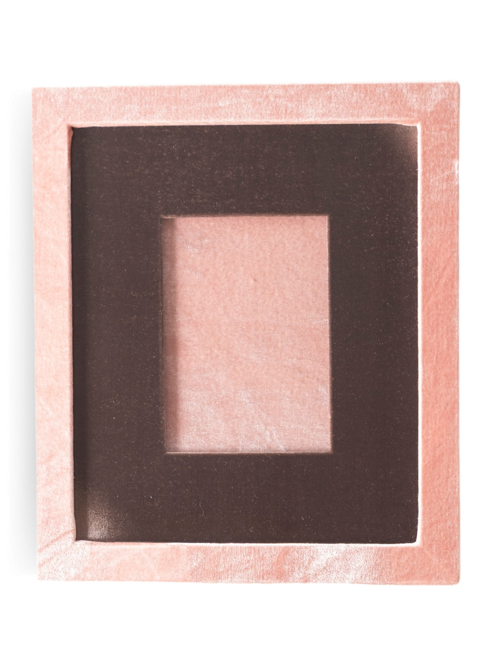 Moldura Veludo Rosa-chá