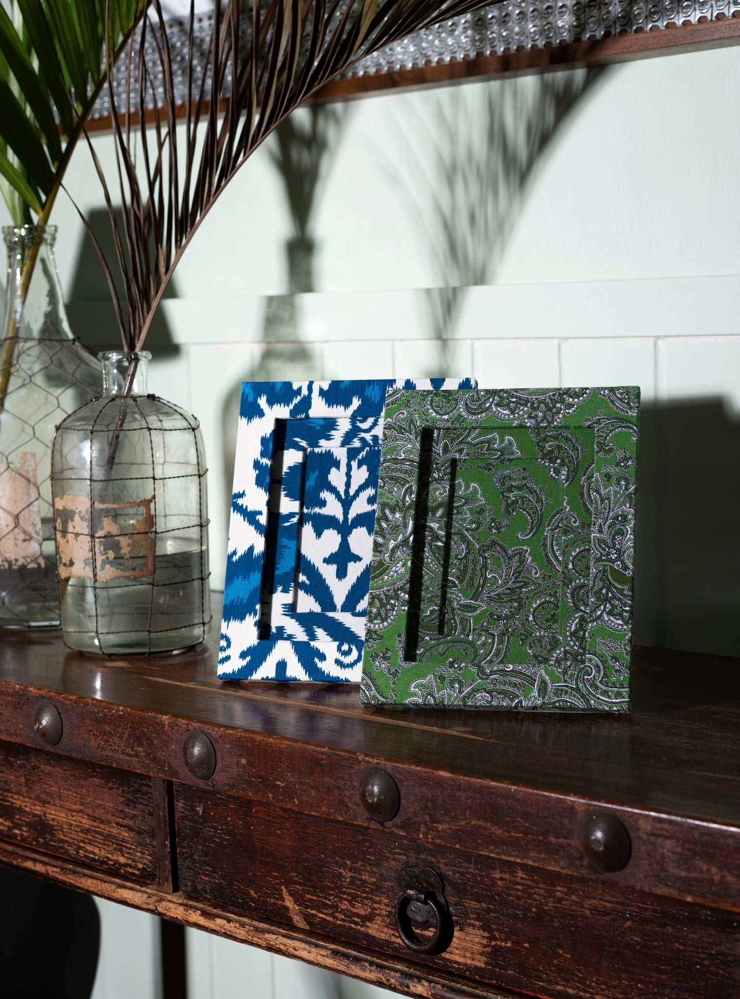 Porta-retrato Paisley Verde