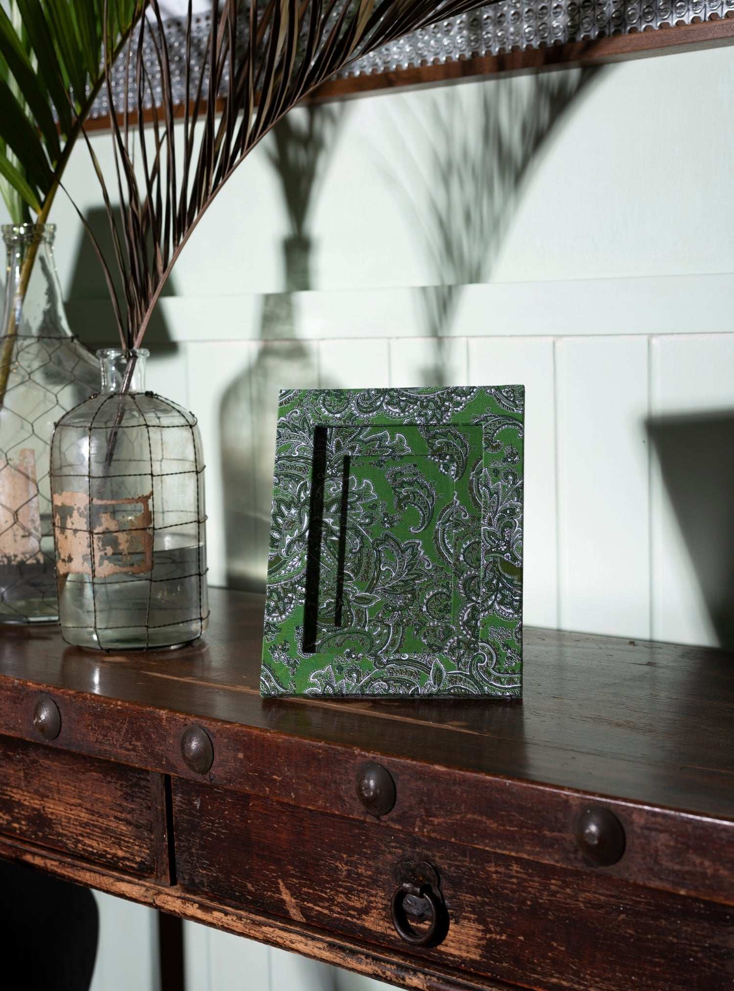 Porta-retrato Paisley Verde