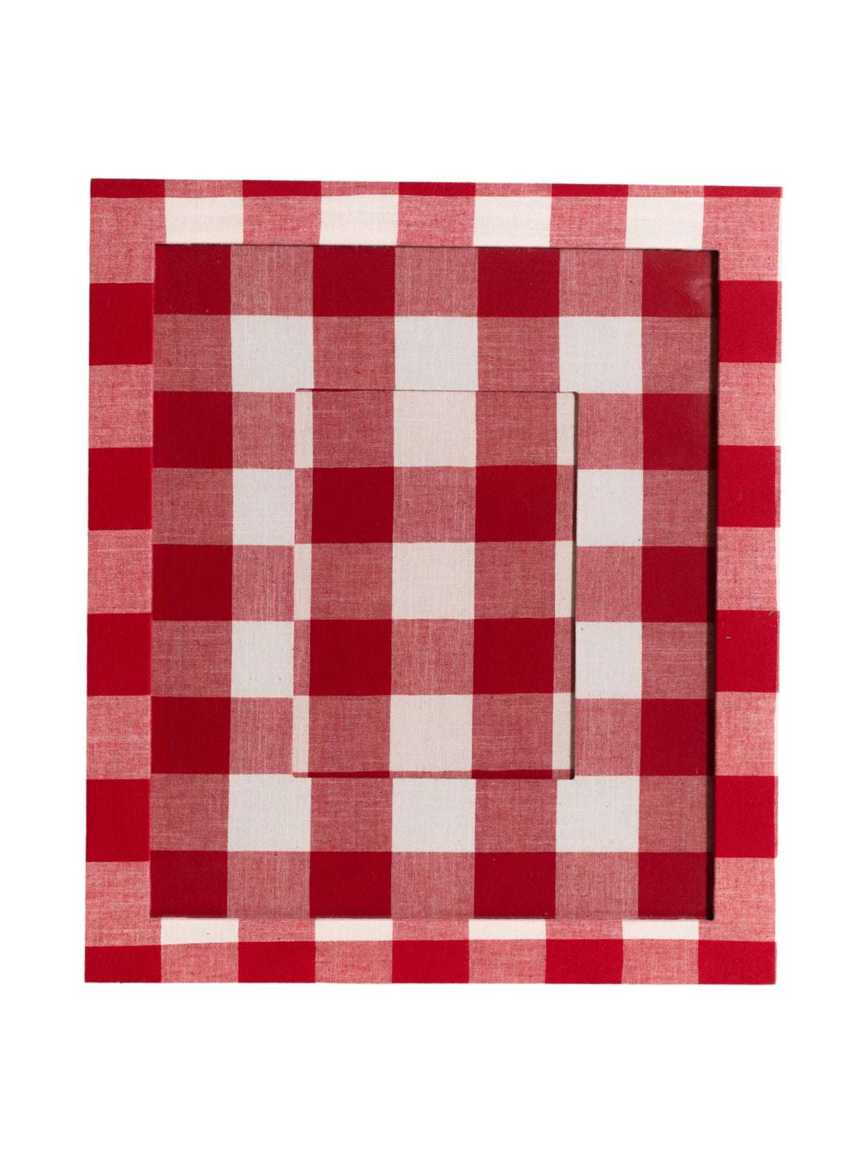 Moldura Xadrez Vermelho