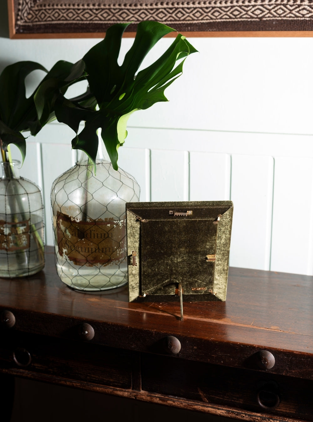 Porta-retrato Veludo Verde Floresta