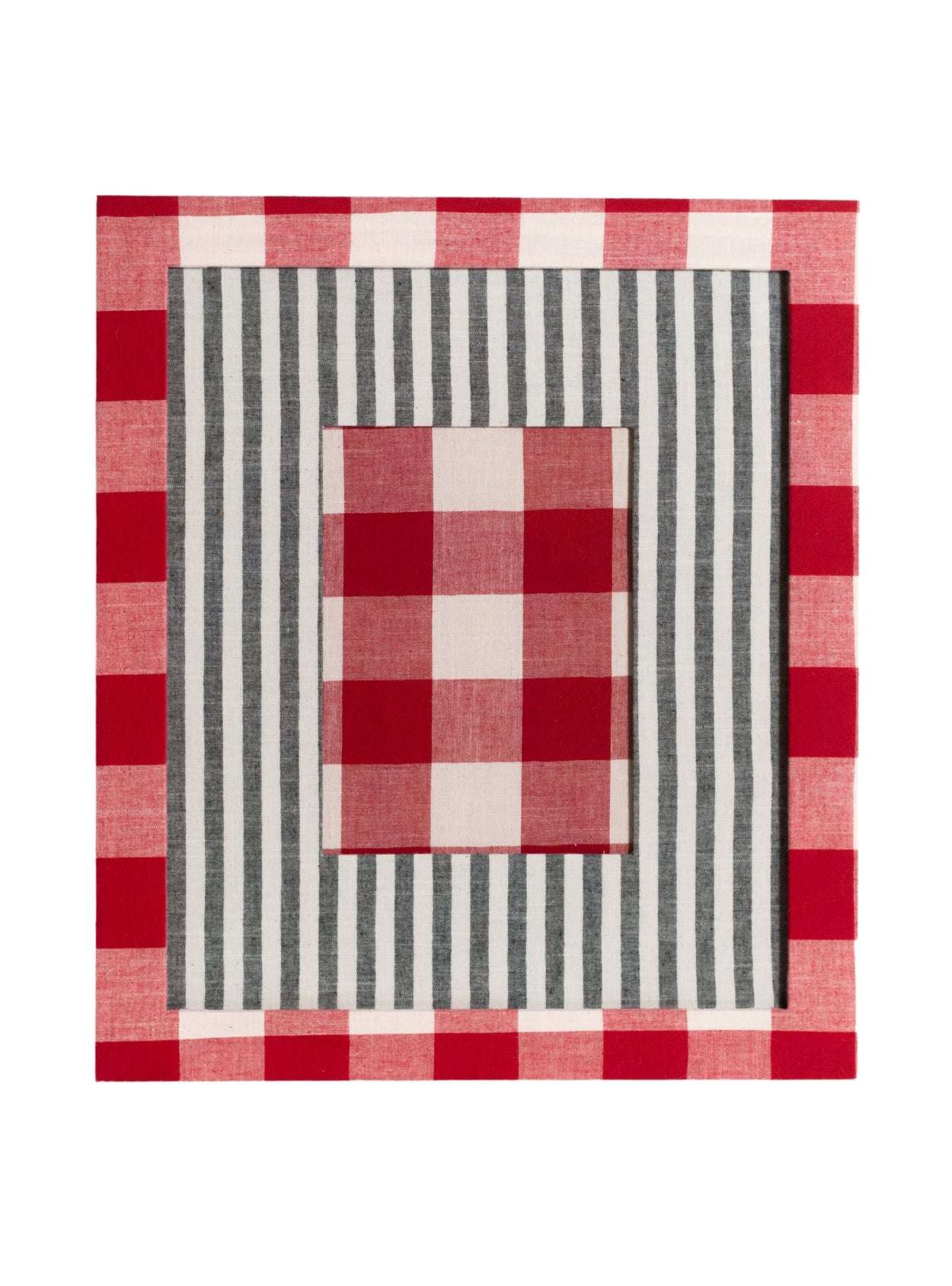 Moldura Xadrez Vermelho