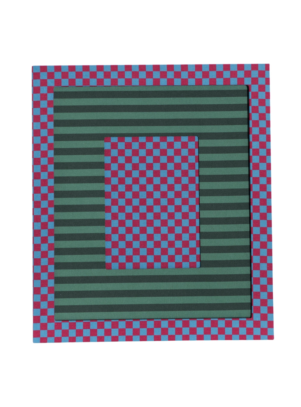 Moldura Xadrez Brisa & Vinho