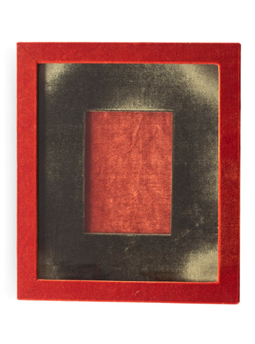 Marco de cuadros rojos