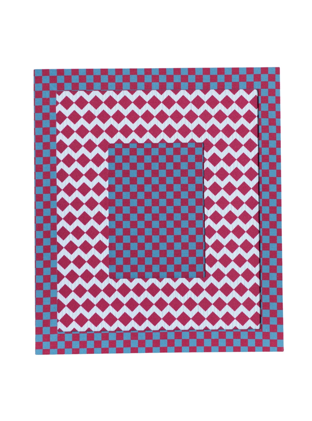 Moldura Xadrez Brisa & Vinho